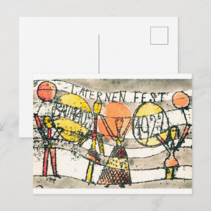 Carte Postale Festival des lanternes du Bauhaus Paul Klee