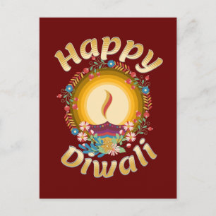 Carte Postale Festival des lumières de Diwali Hindu Sikh Jain