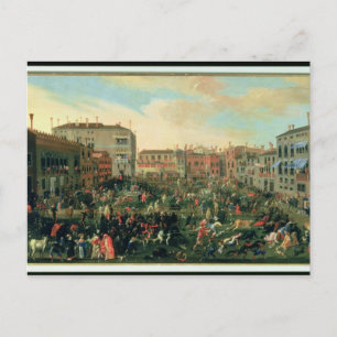 Carte Postale Festival des taureaux, Campo San Polo