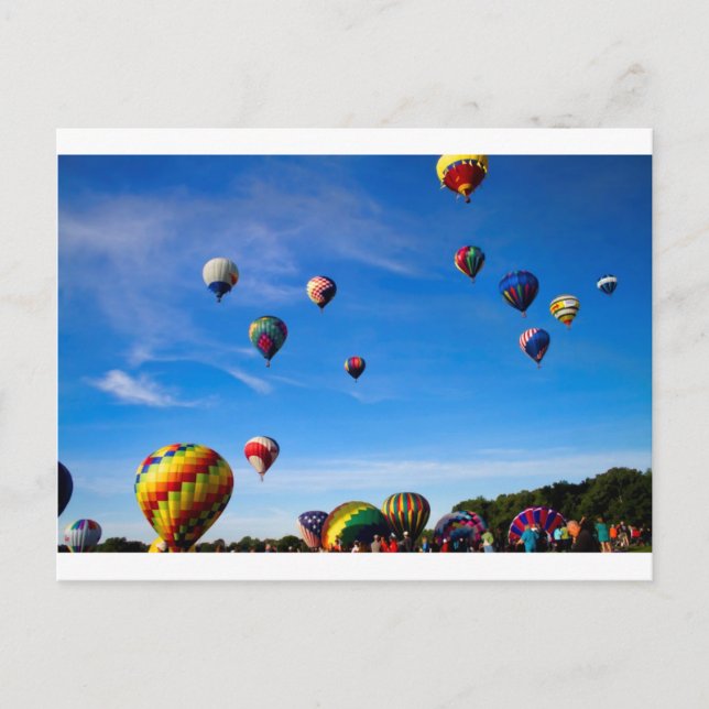 Carte Postale Festival du ballon à air chaud (Devant)