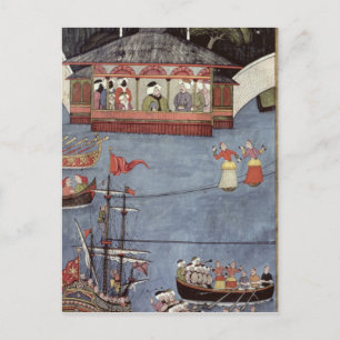 Carte Postale Festival nautique avant Sultan Ahmed III