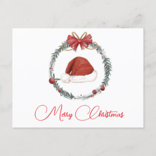 Carte postale festive à thème de Noël