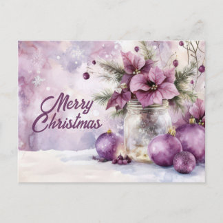 Carte Postale Festive Christmas Greeting Card