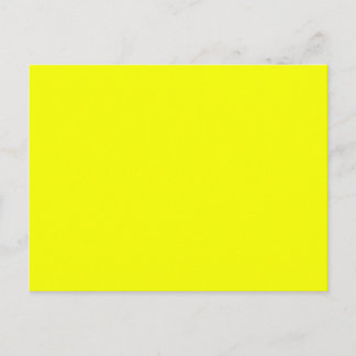 Carte Postale Festive Citron Jaune Couleur Personnaliser Ceci!