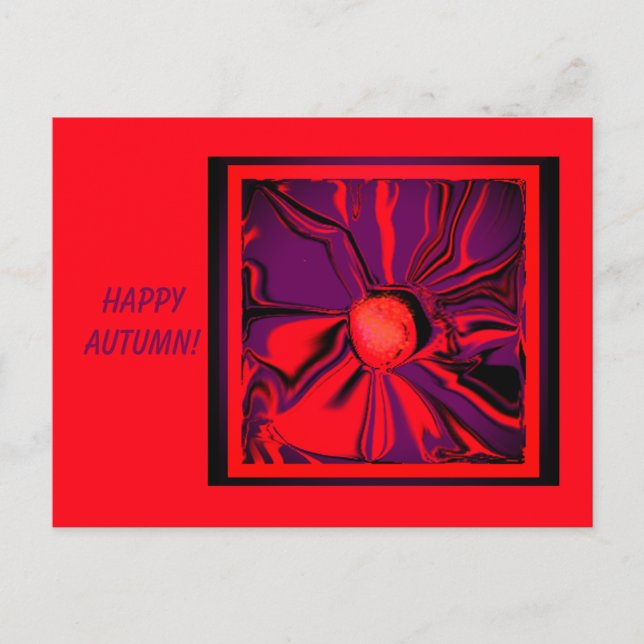 Carte postale Festive Fall Flower #2 (Devant)