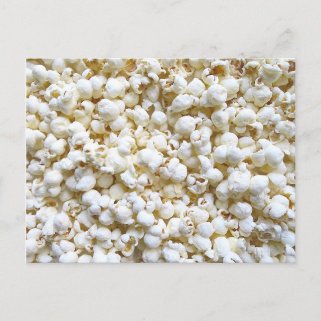 Carte Postale Festive Popcorn Décor Photographie (Devant)