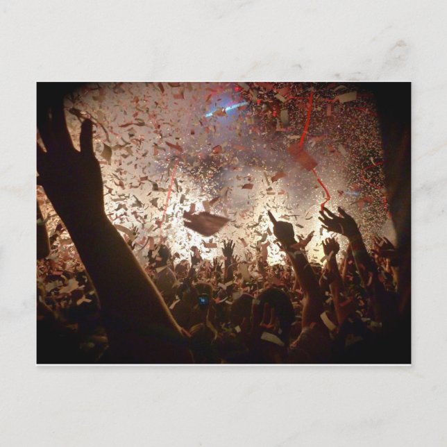 Carte Postale Fête à la foule (Devant)