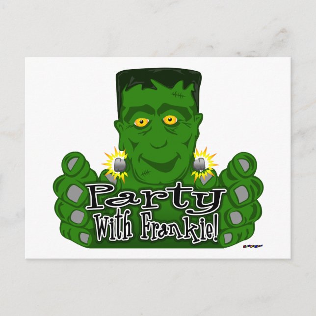 Carte Postale Fête Avec Frankie ! (Devant)