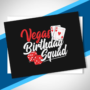 Carte Postale Fête d'anniversaire à Las Vegas - Anniversaire à V