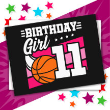 Fête d'anniversaire de basketball pour une fille d