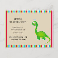 Fête d'anniversaire de dinosaure préhistorique