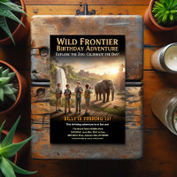 Fête d'anniversaire de la frontière sauvage