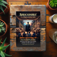 Fête d'anniversaire de Magicien Magique 