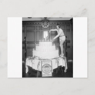 Carte Postale Fête d'anniversaire de Vaudeville : 1926