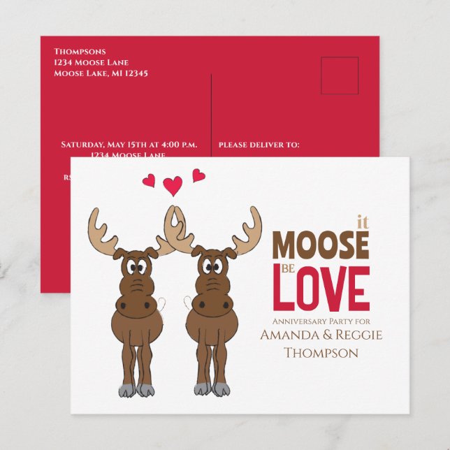 Carte Postale Fête d'anniversaire drôle mignonne et fantaisiste  (Devant / Derrière)