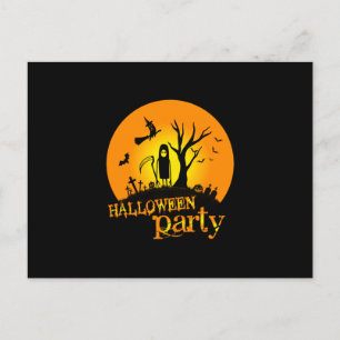 Carte Postale Fête d'anniversaire Halloween