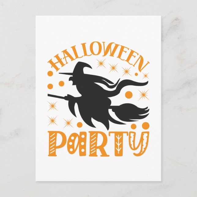 Carte Postale Fête d'anniversaire Halloween (Devant)