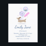 Carte Postale Fête d'anniversaire personnalisée pour amoureux de<br><div class="desc">Invitation personnalisée pour amoureux de teckel pour fête d'anniversaire Rose illustrée par la designer internationale Kathrin Legg</div>