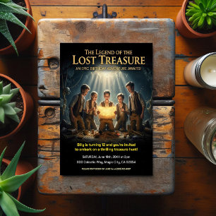 Carte Postale Fête d'anniversaire Trésor de Pirate Perdu