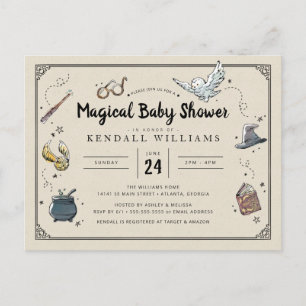 Carte Postale Fête de bébé Harry Potter 