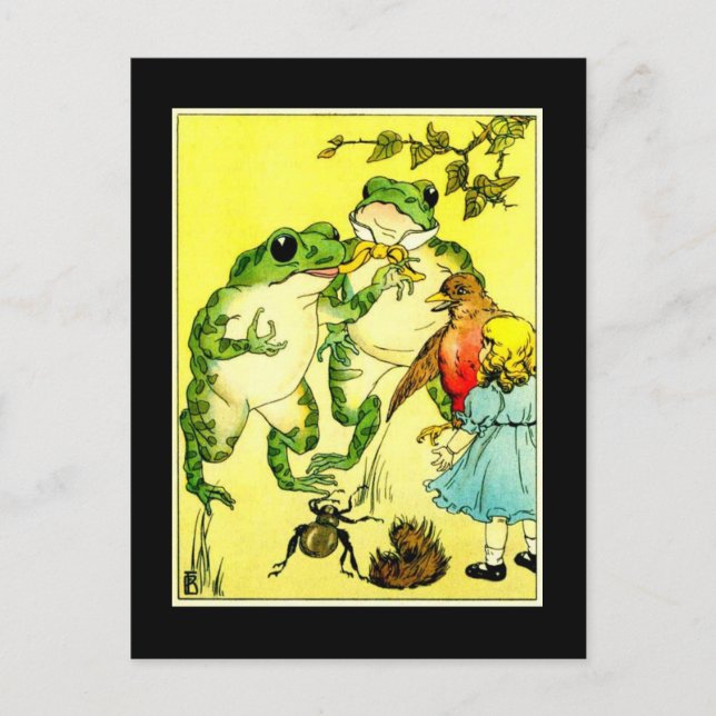 Carte Postale Fête de grenouille (Devant)