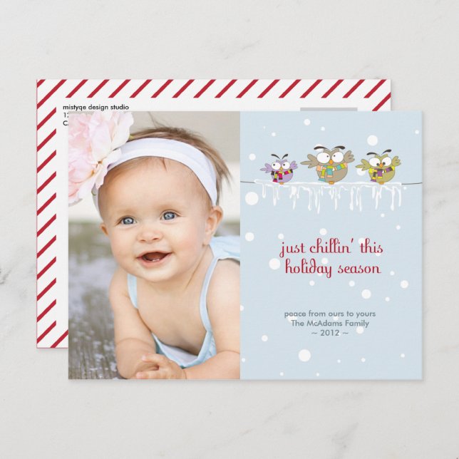 Carte postale Fête de la photo Chillin' Owens (Devant / Derrière)