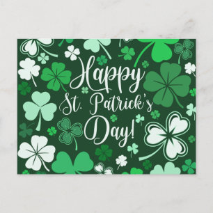 Carte Postale Fête de la Saint-Patrick shamrock
