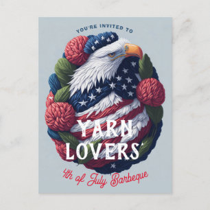 Carte Postale Fête de l'Indépendance Patriotique 4 juillet