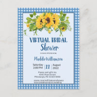 Fête de mariage virtuel Floral rustique de campagn