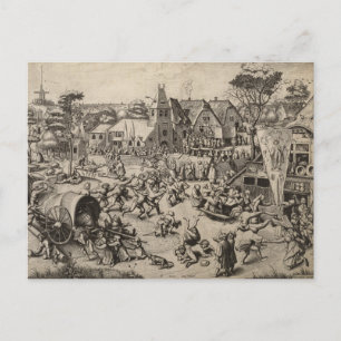 Carte Postale Fête de Saint-Georges par Pieter Bruegel