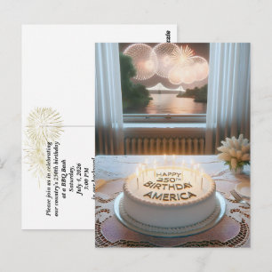 Carte Postale Fête des 250 ans de l'Amérique