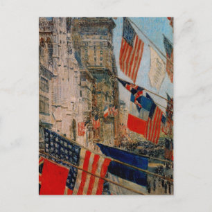 Carte Postale Fête des Alliés, mai 1917