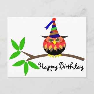 Carte Postale Fête des enfants : hibou