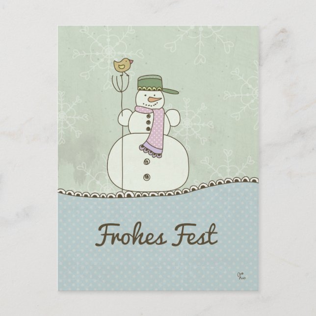 Carte Postale Fête des Froides (Devant)