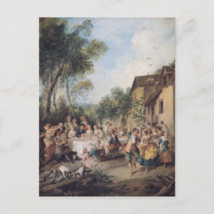 Carte Postale Fête des mariages dans le village