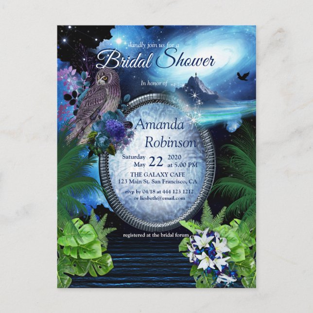 Carte Postale Fête des mariées Galaxy Portal (Devant)