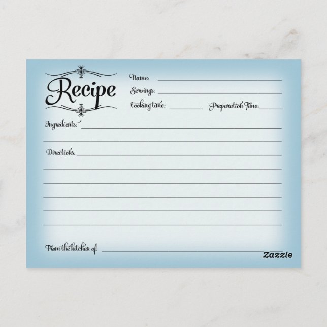 Carte Postale Fête des mariées Recette Desserts Scrolls Rétro (Dos)