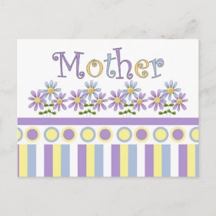 Carte Postale Fête des mères Cadeaux et Tee - shirts pour maman,