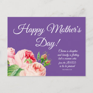 Carte Postale Fête des mères florales