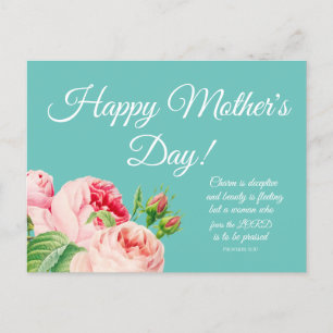 Carte postale Fête des mères florales