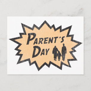 Carte Postale Fête des parents