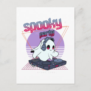 Carte Postale Fête d'Halloween effrayante