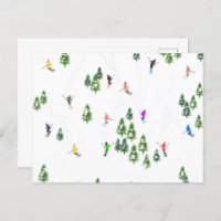 Fête d'Illustration de ski alpin Freeride