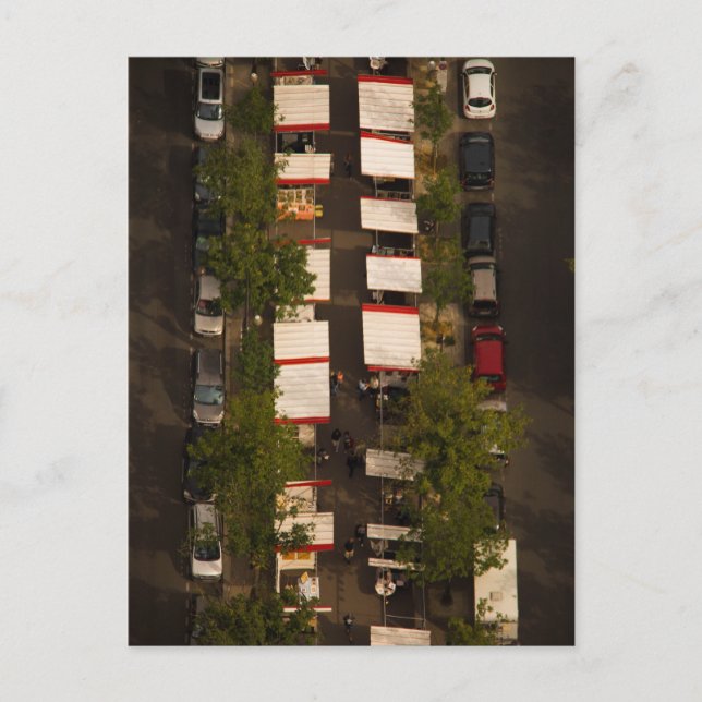 Carte Postale Fête du Marché près de Montparnasse, Paris (Devant)