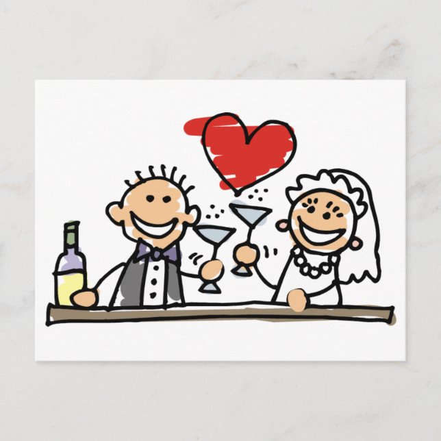 Carte Postale Fête du mariage (Devant)