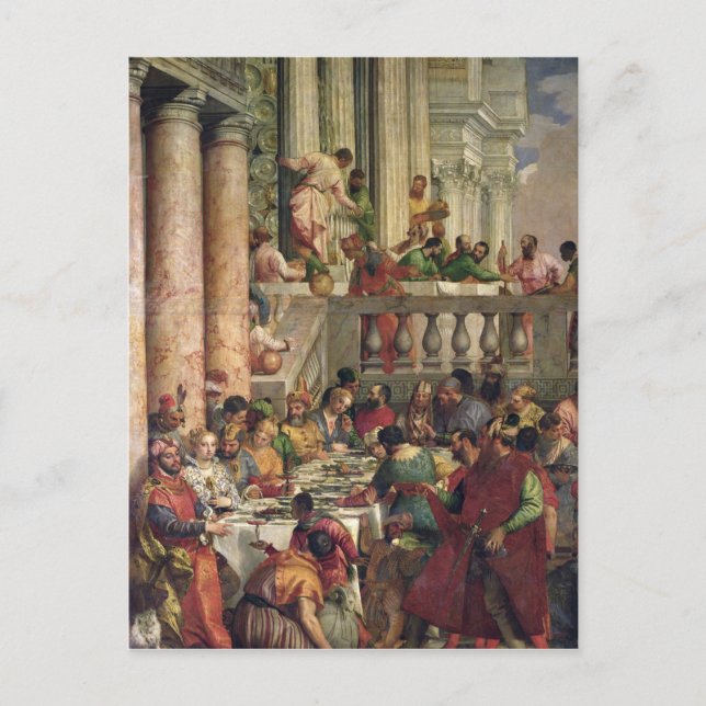 Carte Postale Fête du mariage à Cana (Devant)