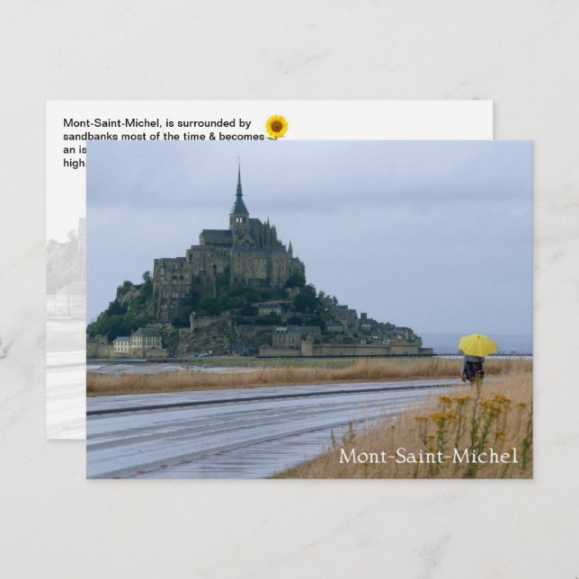 Carte Postale Fête du Mont-Saint-Michel, Normandie, France - (Devant / Derrière)