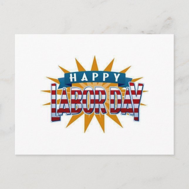 Carte Postale Fête du travail (Devant)