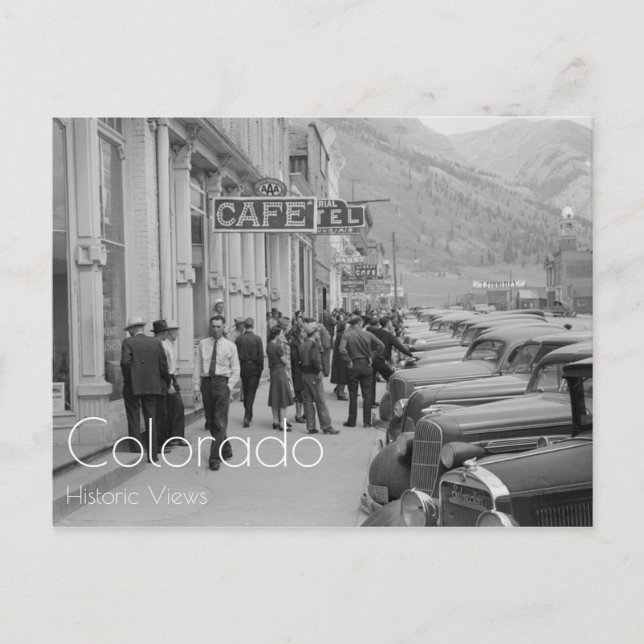Carte Postale Fête Du Travail À Silverton, Colorado, 1940 (Devant)