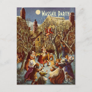 Carte postale Fête Festive Fête de Wassail